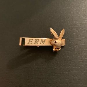 Vintage Gold Playboy Tie Bar